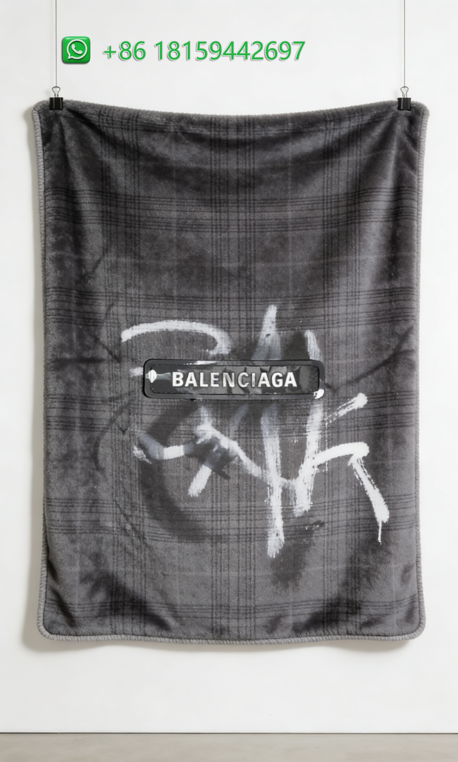 Balenciaga Throw Blankets